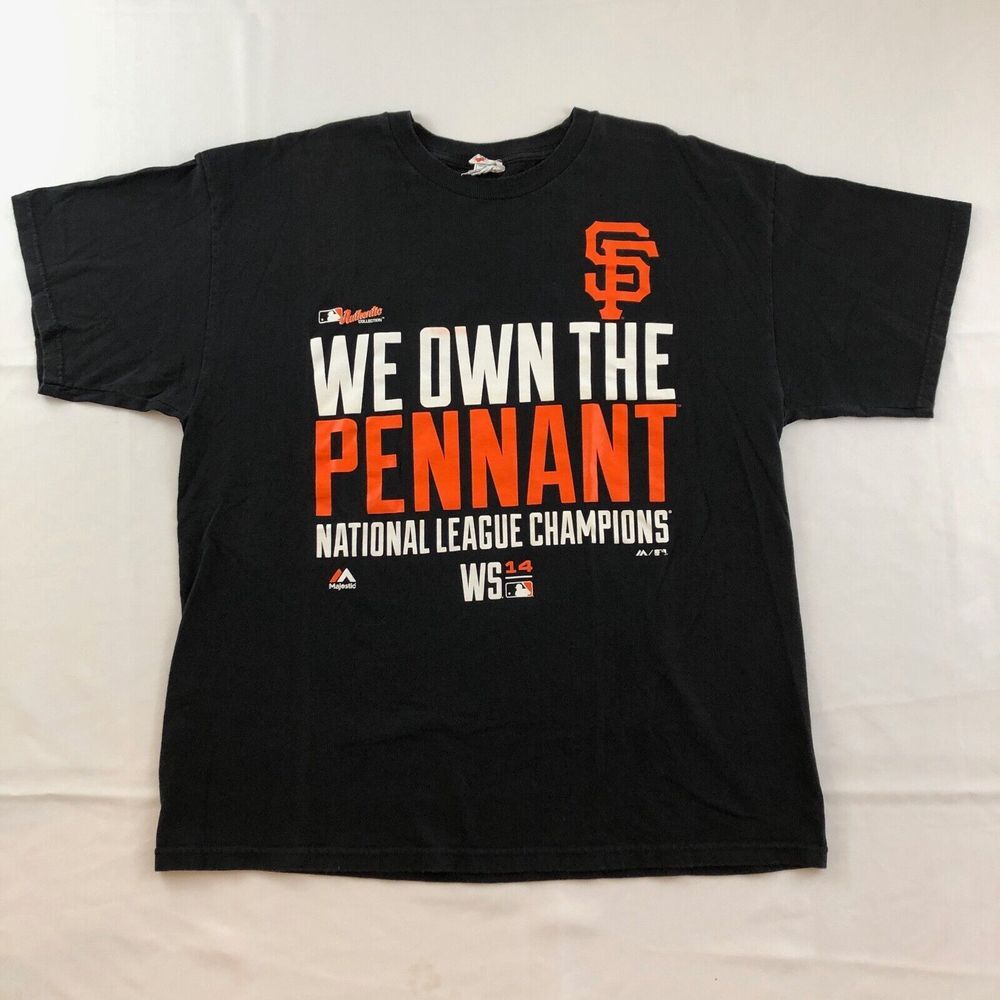 San Francisco Giants National League Champions Men's Size XL Graphic Shirt MLB